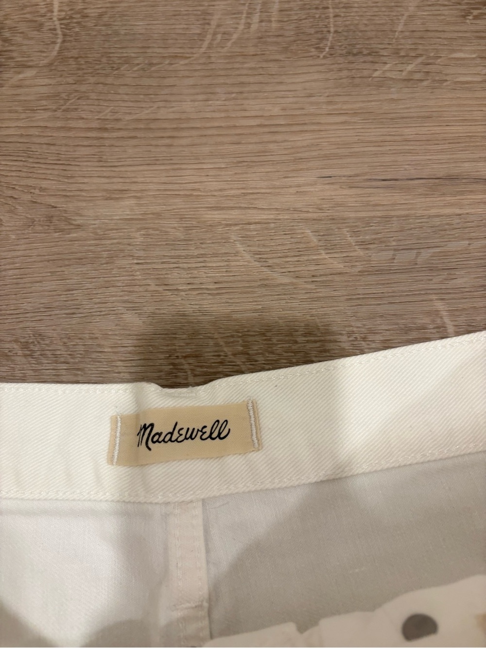Madewell Relaxed Denim 100% Cotton Shorts Size 27 - Picture 2 of 6